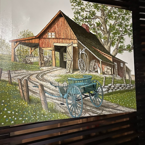 !!!! H. Hargrove canvas painting original no frame!!! - Picture 3 of 10